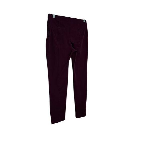 A new day burgundy flat front slim cropped pants size 4 - Picture 8 of 8